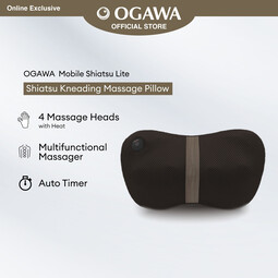 [Apply Code: 7TM12] OGAWA Mobile Shiatsu Lite Shiatsu Kneading Massage Pillow (Ashwood)*